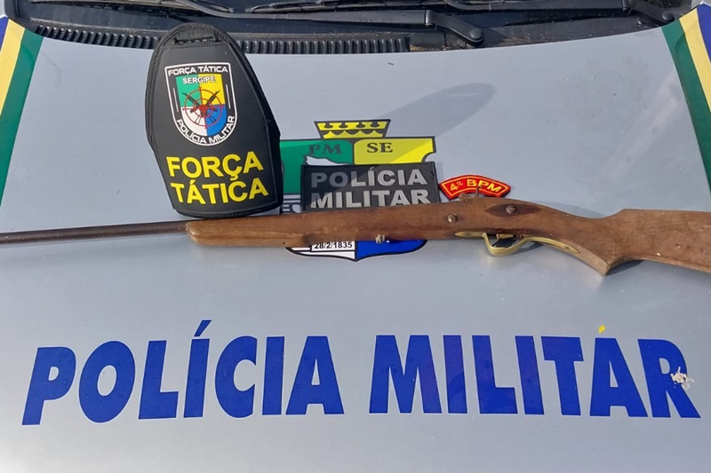 Polícia Militar apreende arma de fogo em Canindé de São Francisco