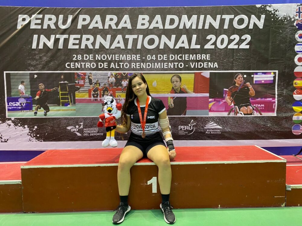 Itabaianense vence em terceiro no Parabadminton Internacional, no Peru