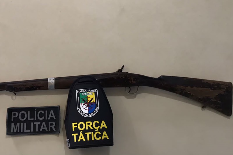 Polícia Militar apreende arma de fogo no Assentamento Monte Santo