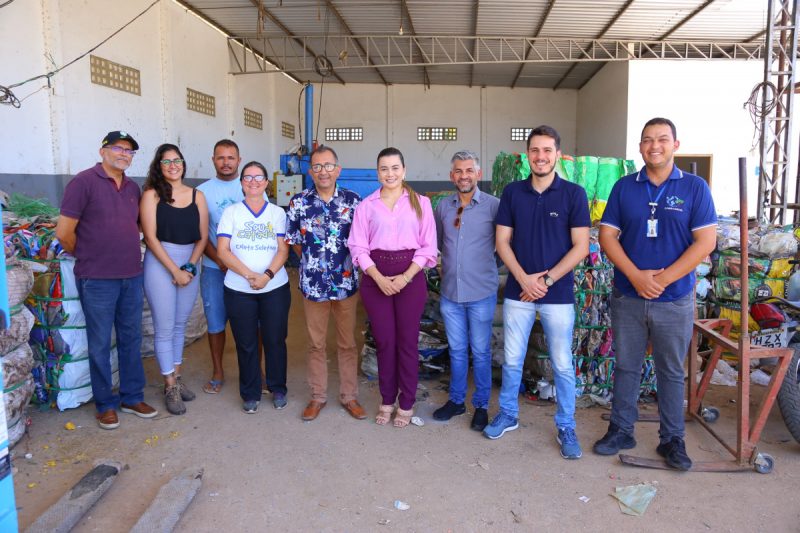 Prefeita de N. S. da Glória veio a Lagarto para conhecer a Gestão Ambiental da Prefeitura