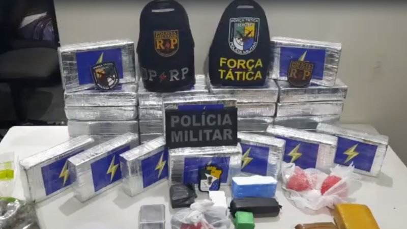 São Cristóvão: motorista por aplicativo é preso com mais de meio milhão de reais em drogas | Polícia