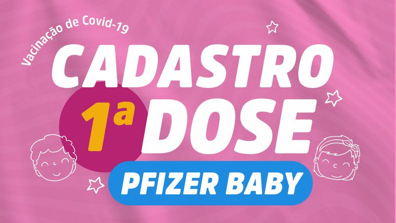 Aracaju inicia cadastro para vacinação da primeira dose da Pfizer Baby para crianças de 6 meses a 4 anos | Sergipe