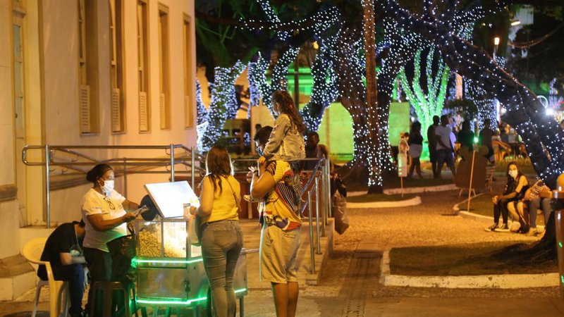 Natal Iluminado será encerrado na próxima sexta-feira (6) no Centro de Aracaju