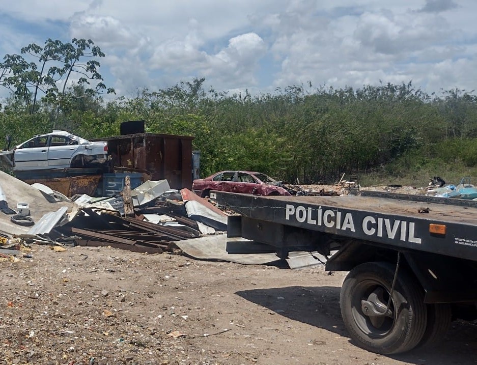 Polícia Civil apreende 30 toneladas de trilhos de linha de trem em Nossa Senhora do Socorro