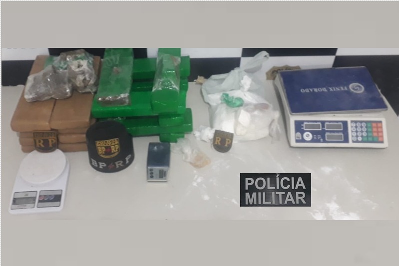 Polícia Militar apreende 18 quilos de maconha no Bairro São Conrado