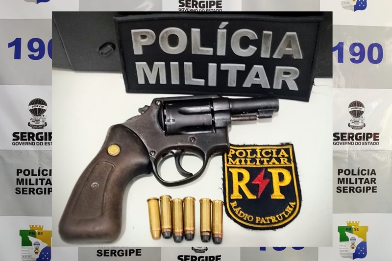 Polícia Militar prende homem por porte ilegal de arma de fogo na Zona Oeste de Aracaju