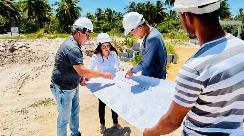 Diretores da FSF visitam obra do centro de treinamento