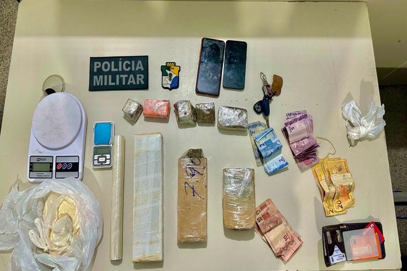 Polícia Militar apreende drogas e veículo na Zona Norte de Aracaju