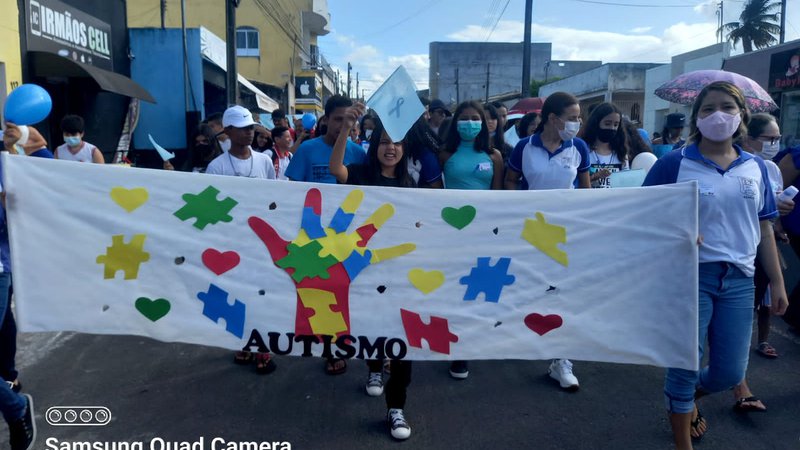 Associação promove caminhada de conscientização do autismo em Tomar do Geru