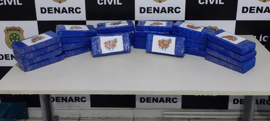 Denarc apreende 26kg de cocaína em Socorro