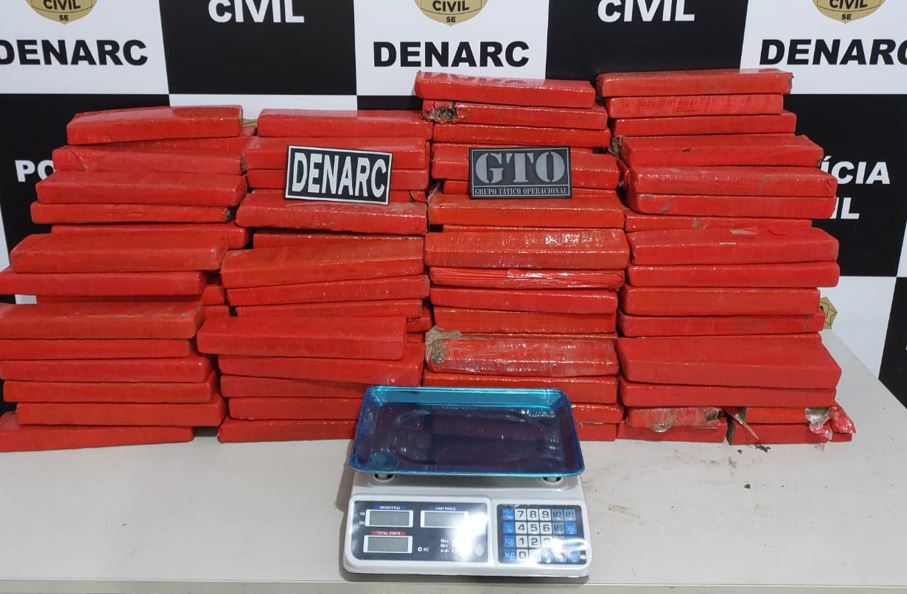 Investigação do Denarc resulta em apreensão de 175kg de drogas na Zona Sul de Aracaju