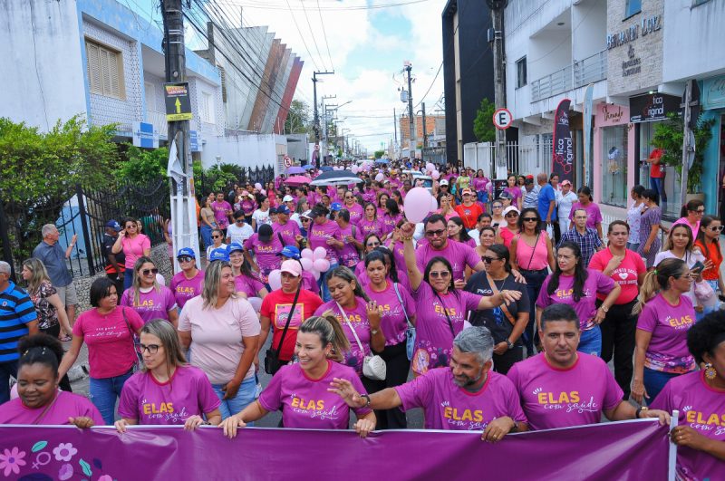 Prefeitura de Lagarto inicia mês das mulheres com uma grande caminhada alusiva