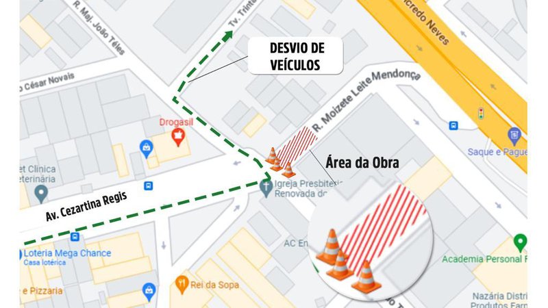 Trânsito no bairro Jabotiana vai ser alterado na próxima sexta-feira (21)