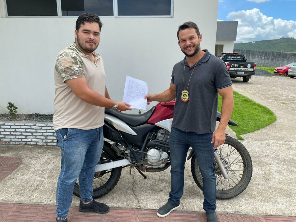 Delegacia de Simão Dias devolveu 16 motocicletas aos legítimos proprietários