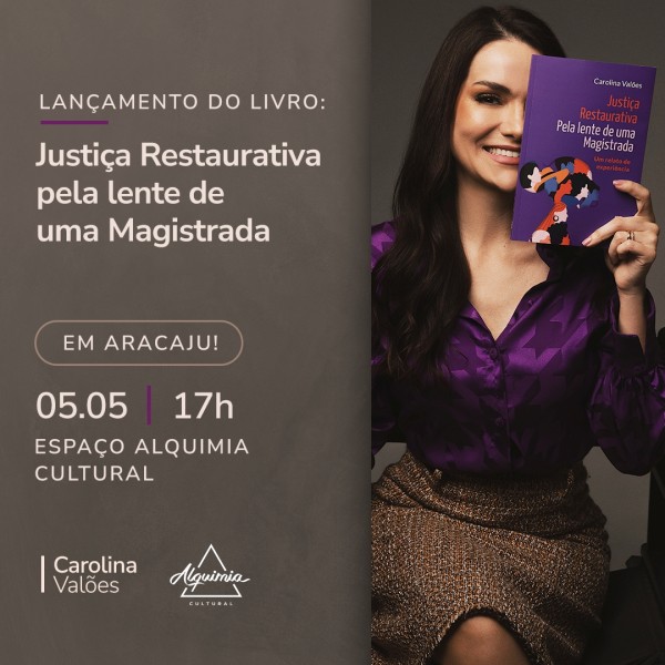 “Justiça Restaurativa pela lente de uma Magistrada” é tema de livro