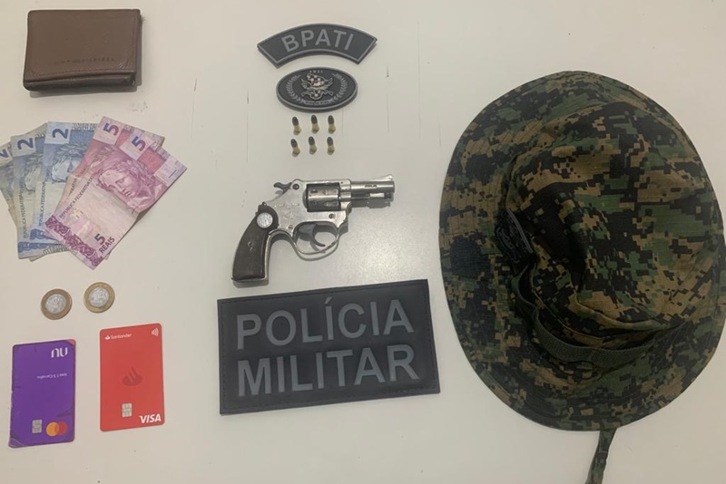 PM prende homem e apreende arma de fogo em Boquim