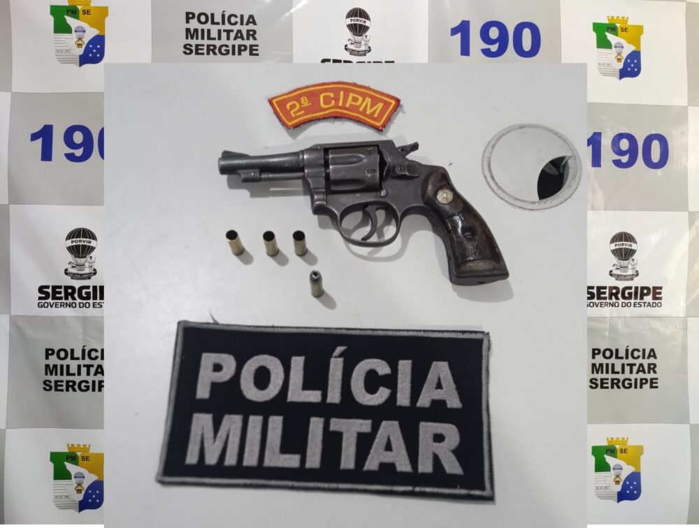 Polícia Militar prende homem por disparo de arma de fogo em via pública na Barra dos Coqueiros