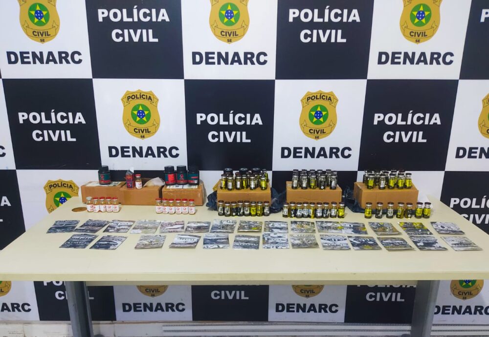 Denarc apreende anabolizantes na Agência Central dos Correios em Aracaju