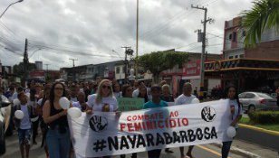 Estancianos protestam e pedem justiça pela morte de Nayara Barbosa