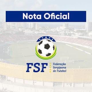 Nota – Federação Sergipana de Futebol