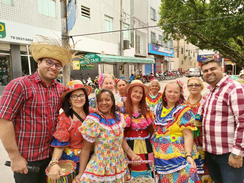 Juntos, Prefeitura de Lagarto, CDL e Núcleo Lojista realizam “Arraiá do Centro”