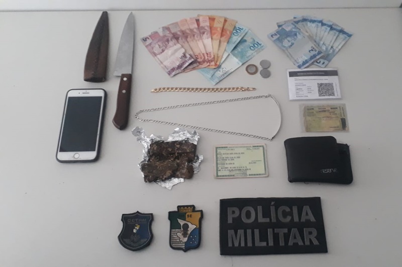 Polícia Militar prende dois homens por tráfico de drogas na Zona Rural de Simão Dias