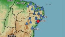 Dois tremores de terra são registrados em Nossa Senhora da Glória