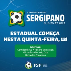 SUB-20 da Série A2: estadual começa nesta quinta-feira