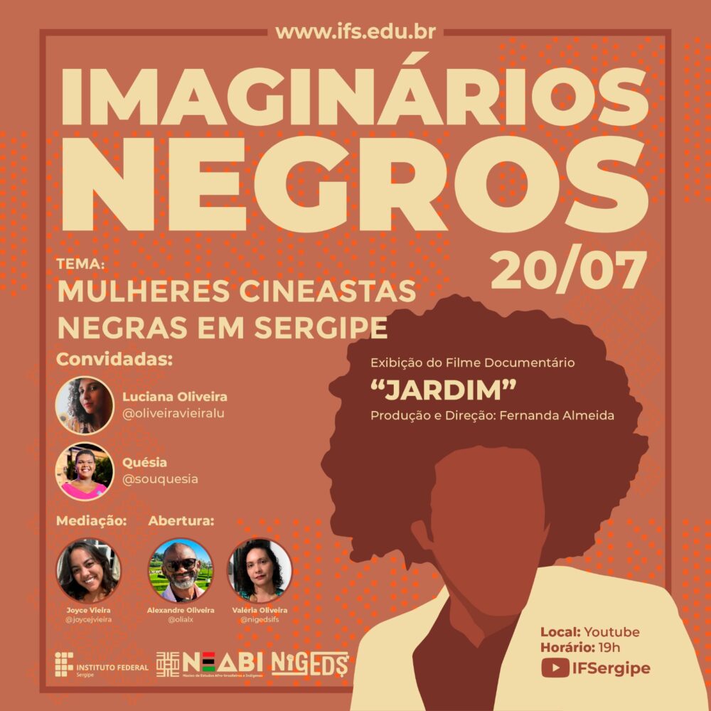 “Mulheres cineastas negras em Sergipe” é tema do Imaginários Negros de julho