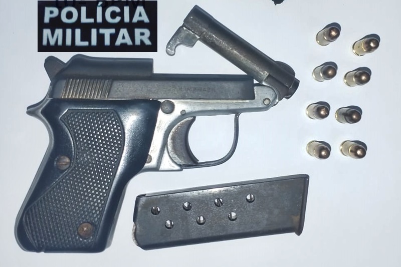 PMSE prende homem por porte ilegal de arma de fogo durante bloqueio policial no município de Aquidabã