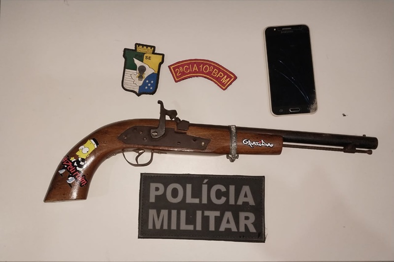 Polícia Militar prende homem por porte ilegal em Aquidabã