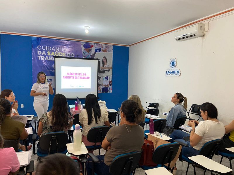 Prefeitura de Lagarto realiza ação em saúde do trabalhador para assistentes sociais da saúde do município