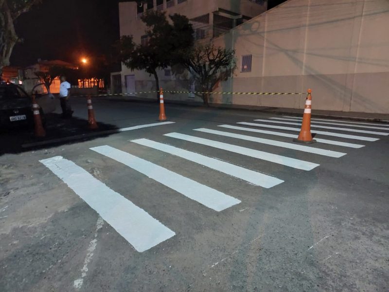 Prefeitura de Lagarto segue revitalizando a sinalização horizontal nas vias do município