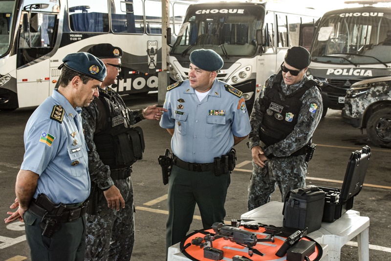 Unidades da Polícia Militar passam a utilizar drones nas ações de segurança pública