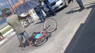 Homem morre após ameaçar ex-companheira de morte e ser baleado com filho na garupa de bicicleta em Aracaju