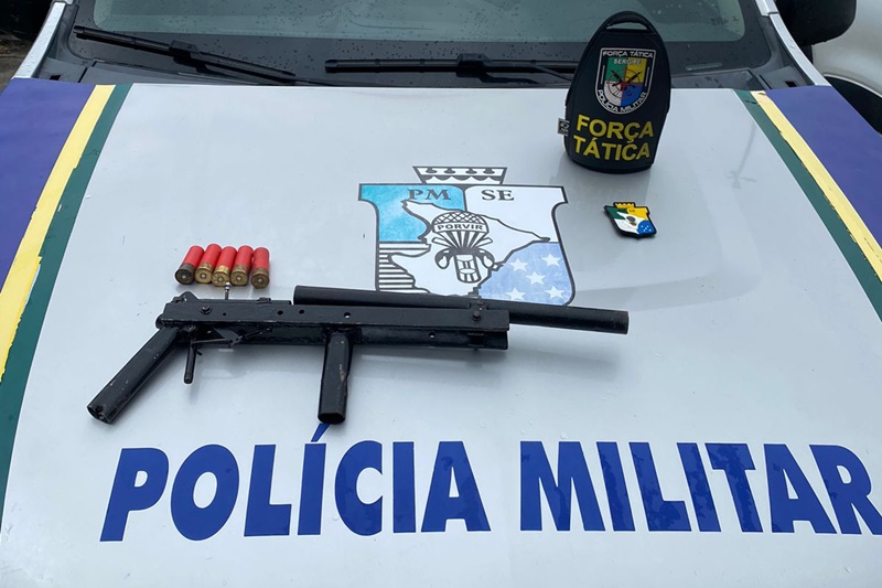 PM de folga prende homem com arma de fogo calibre 12 em Propriá