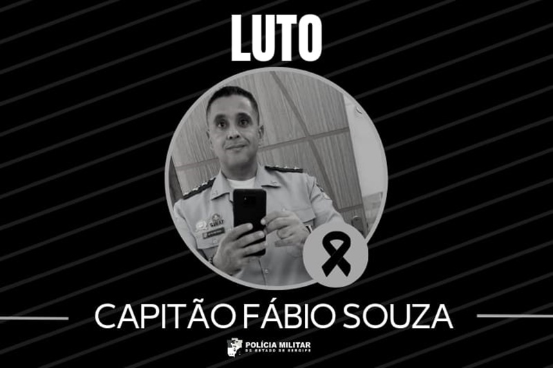 PMSE informa o falecimento do capitão Fabio Souza dos Santos