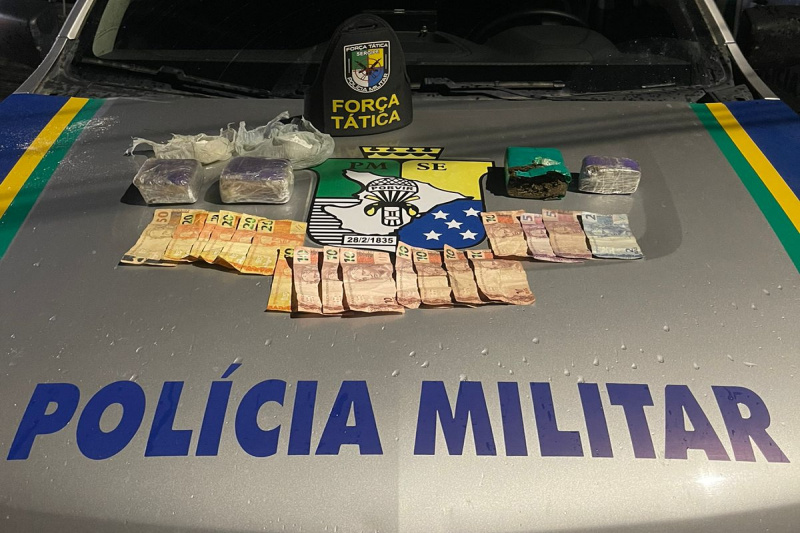 Polícia Militar prende suspeito e apreende drogas em Neópolis