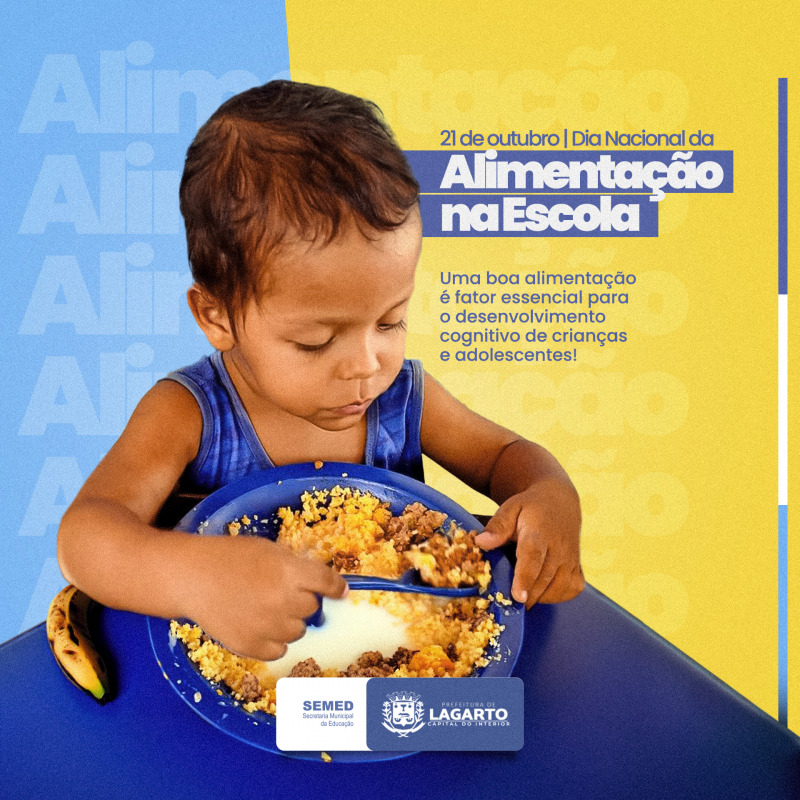 Alimentação escolar de qualidade na Rede Pública Municipal de Lagarto