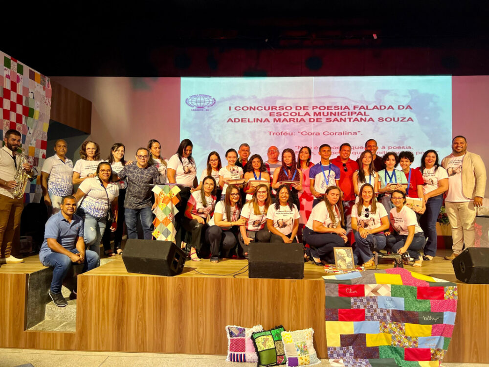 Cerimônia de Premiação do I Concurso de Poesia Falada ‘Cora Coralina’ na Escola Municipal Adelina Maria