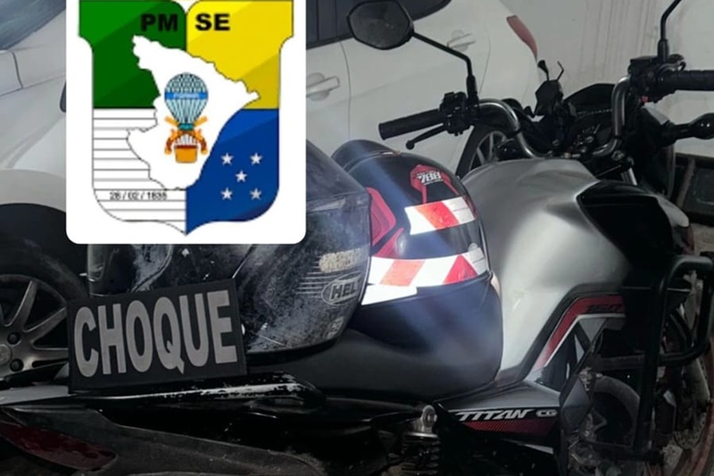 PM recupera motocicleta roubada de motoboy em Nossa Senhora do Socorro