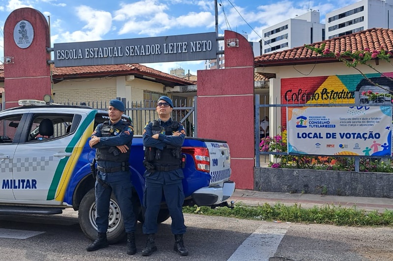 Polícia Militar garante segurança nas eleições do Conselho Tutelar 2023