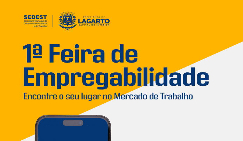 Prefeitura de Lagarto promove a 1ª Feira de Empregabilidade para fomentar o mercado de trabalho local