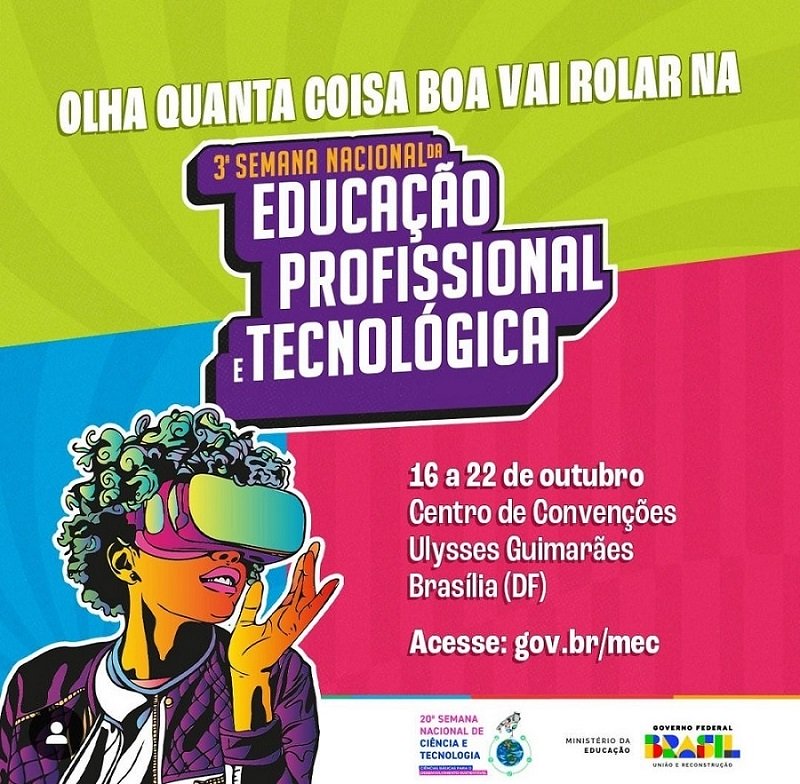 Semana Nacional de Educação Profissional e Tecnológica começa na segunda (16), em Brasília