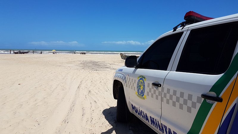 Policiamento na praia integra ações de segurança no Pré-Caju 2023