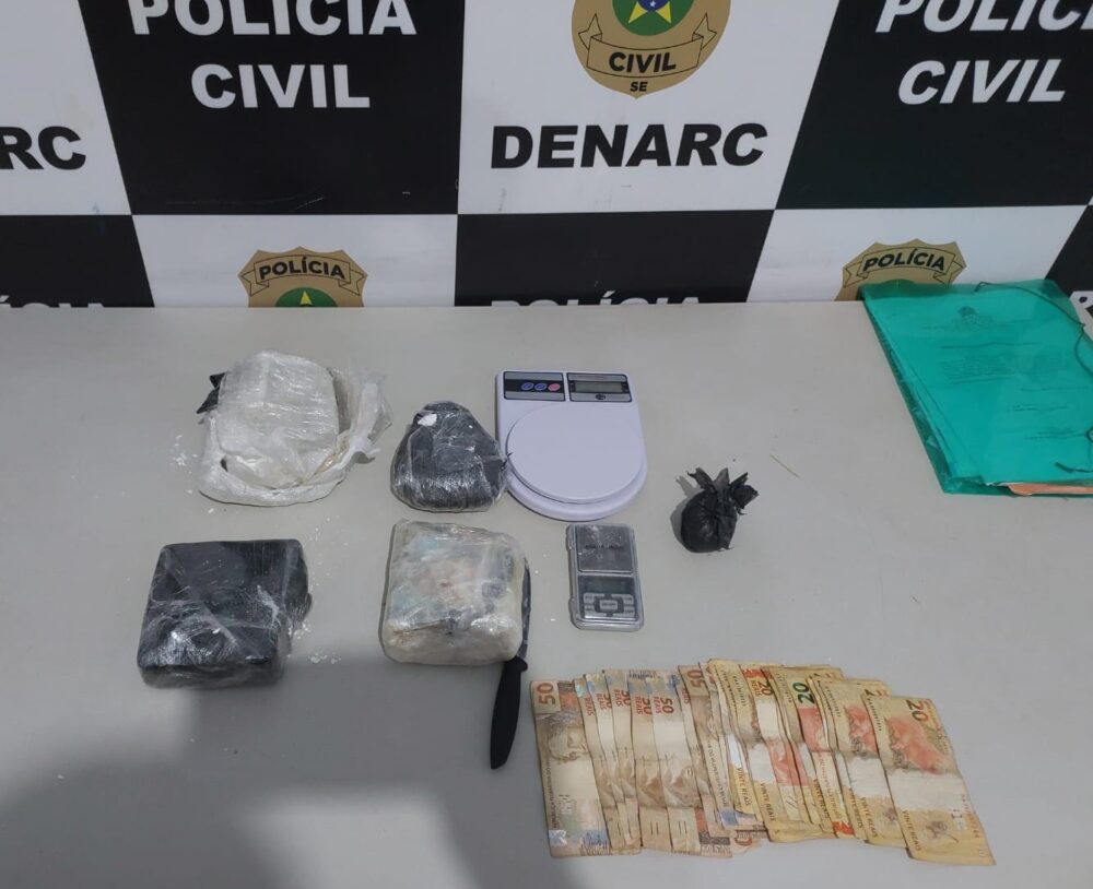 Denarc apreende cocaína tipo exportação em Nossa Senhora do Socorro