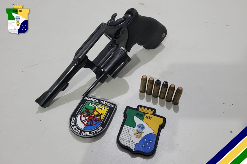 Polícia Militar prende homem por porte ilegal de arma de fogo no Porto Dantas