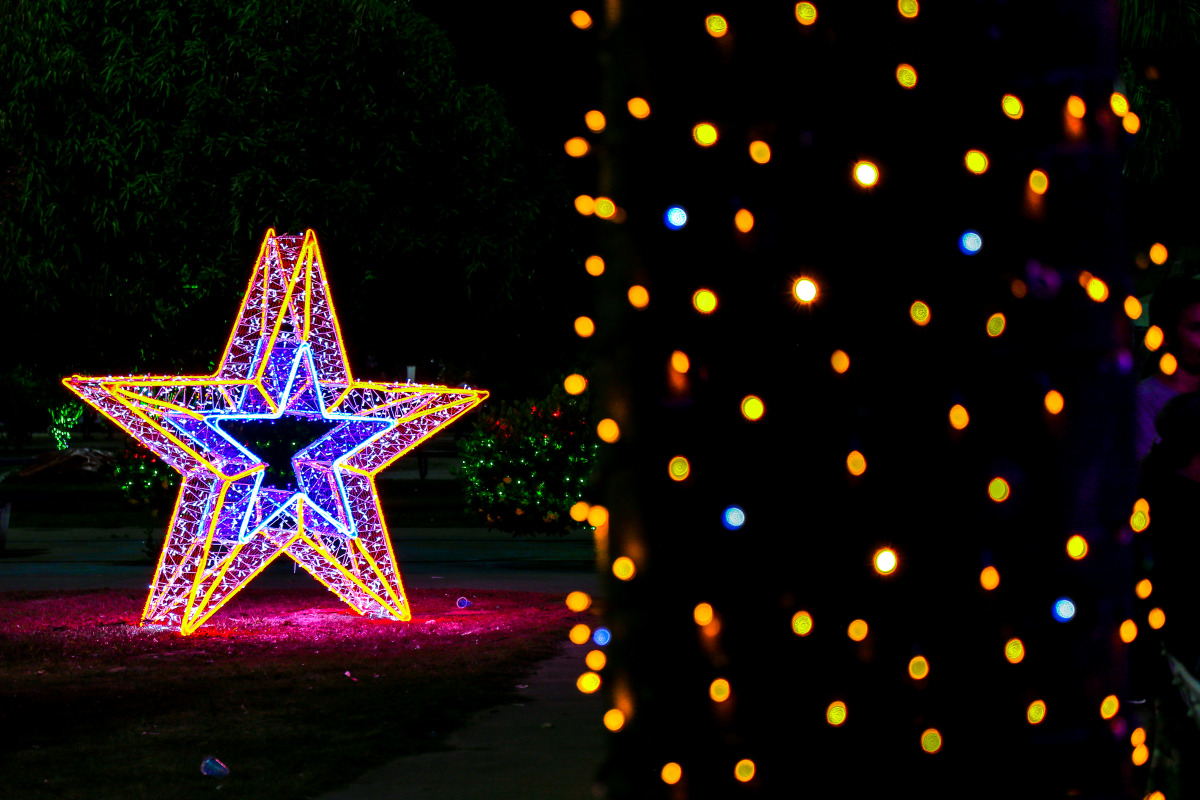 Luzes do Natal Iluminado brilham na Colônia Treze