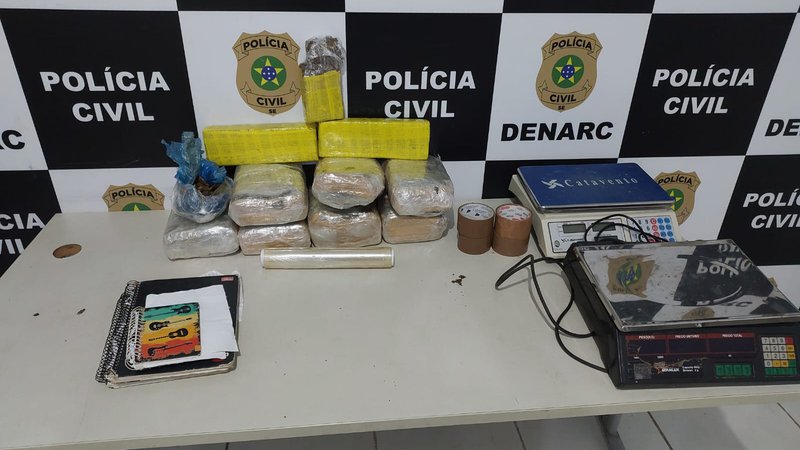 Mulher é presa com 11kg de maconha em Nossa Senhora do Socorro