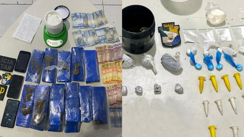 Polícia prende duas pessoas por tráfico e apreende mais de 7kg de drogas em Aracaju